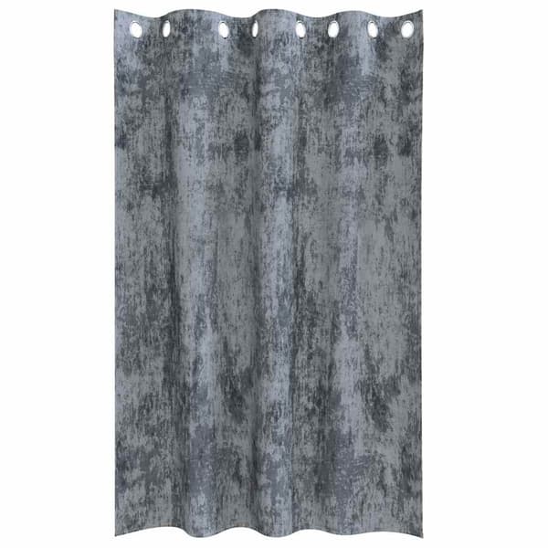 Sammetsgardiner 2 st Silvergrå 175 x 140 cm Sammet