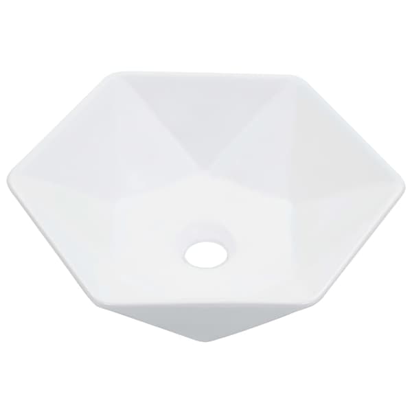Handfat 41x36,5x12 cm keramik vit