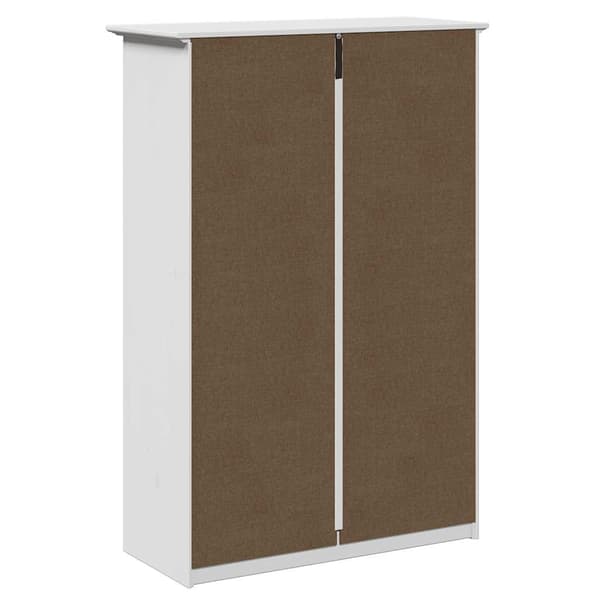 Skohylla BODO vit 80x35x118 cm