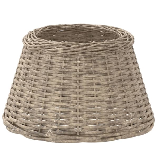 Lampskärm brun Ø50x30 cm korgmaterial
