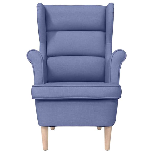 Fåtölj Jeans Blå 74x84x100 cm tyg