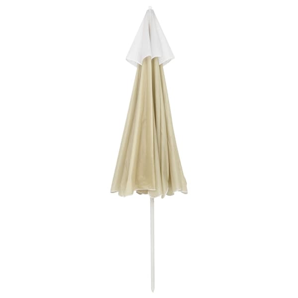 Strandparasoll sandgul 240 cm