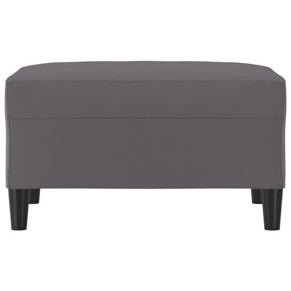 Fotpall grå 70x55x41 cm konstläder