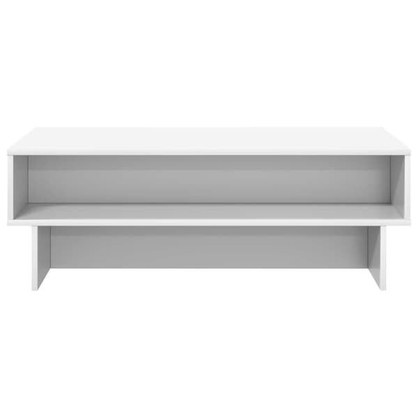 Kaffeebord Vit 100 x 46 x 35 cm Konstruerat trä
