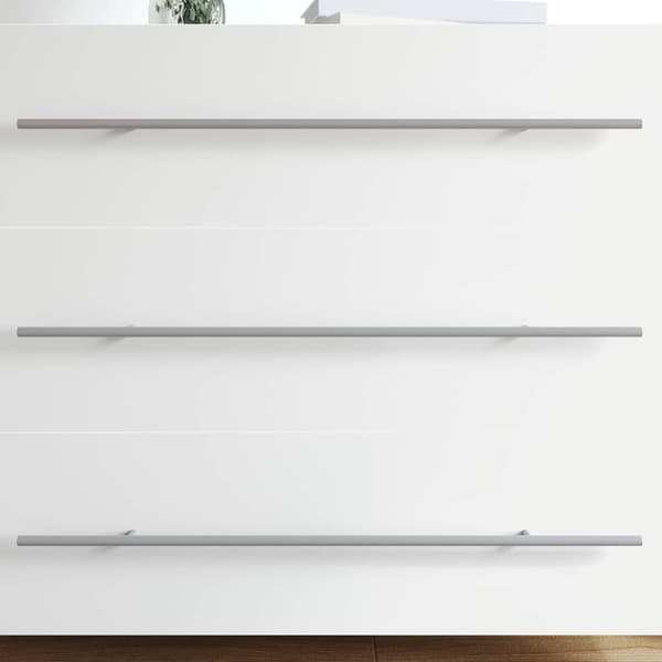 Skåphandtag 12 st Silver 700mm Rostfritt stål