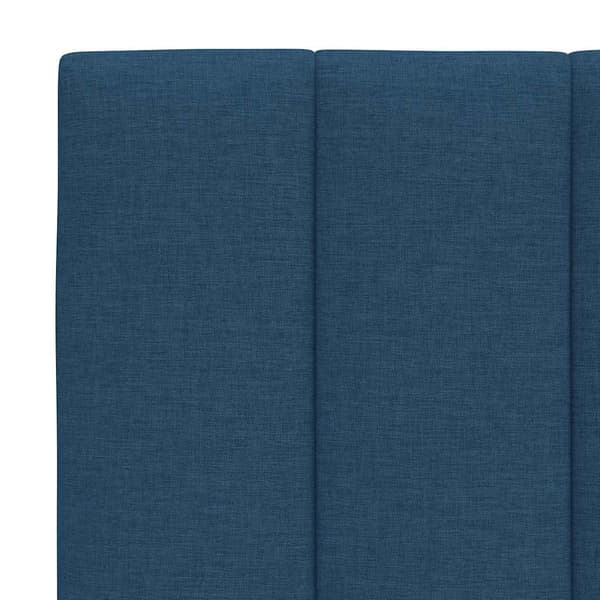 Headboard Cushion "Hanko" Blue 180 cm Fabric