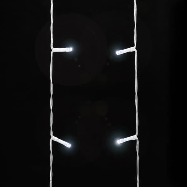Julgransbelysning 320 LED kallvit 375 cm