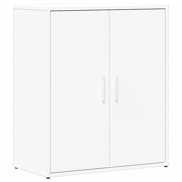 Skänkar 2 st vit 60x31x70 cm konstruerat trä