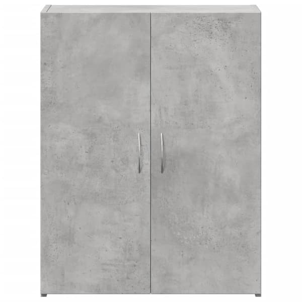 Dokumentskåp betonggrå 60x32x77,5 cm konstruerat trä