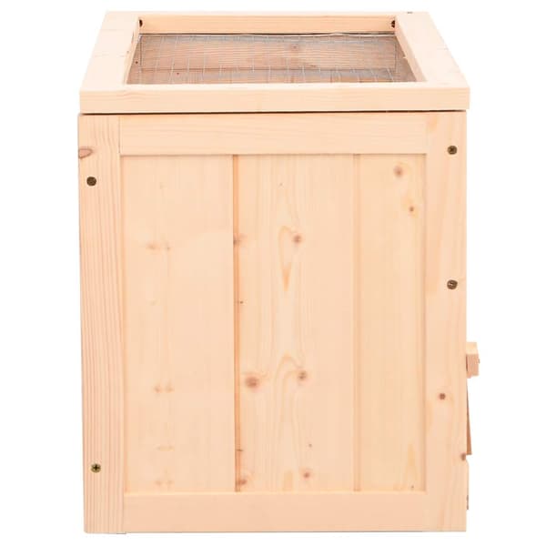 Hamsterbur 60x30x35 cm massivt granträ
