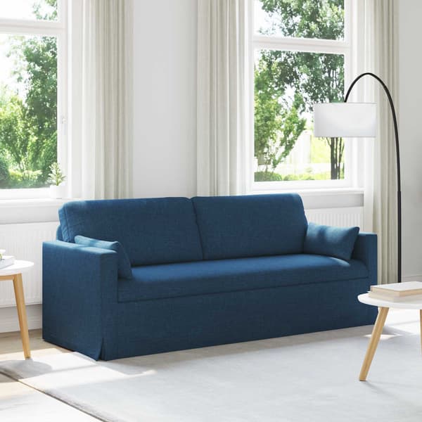 Soffa Blå 198 x 78 x 80 cm tyg
