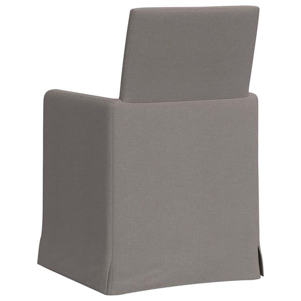 Matstolar 2 pcs Taupe 57 x 67 x 95 cm tyg