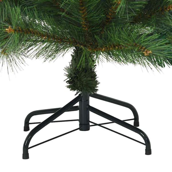 Plast Hingad Julgran med stativ Grön 150 cm PVC, stål