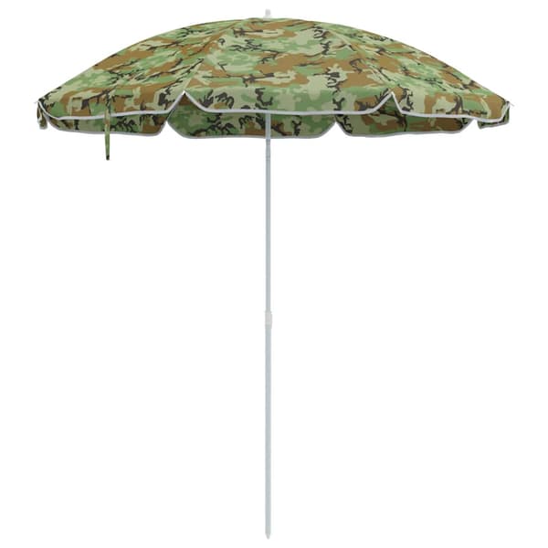 Trädgårdsparasol 240 cm 170T polyester Kamouflage