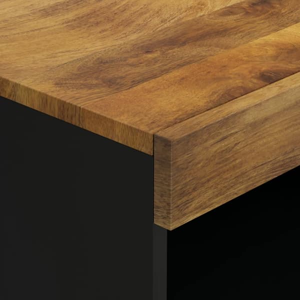 Sidoskåp 60x33x107 cm massivt mangoträ
