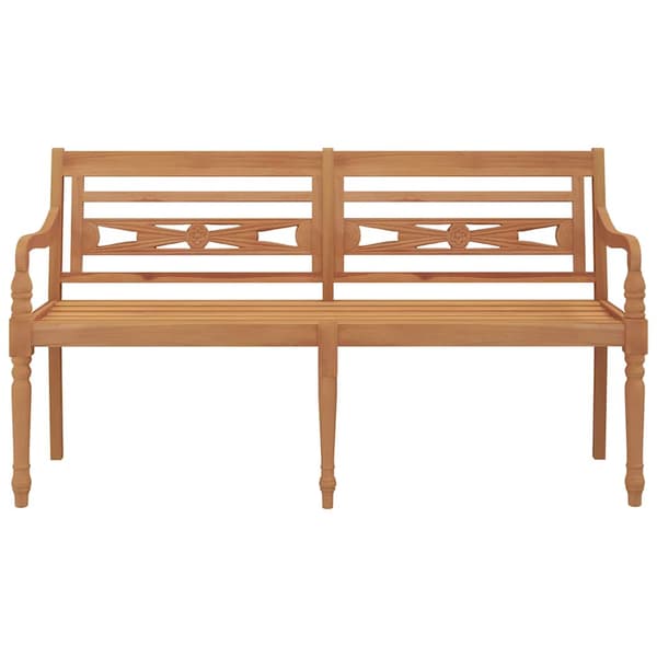 Bataviabänk 150 cm massiv teak