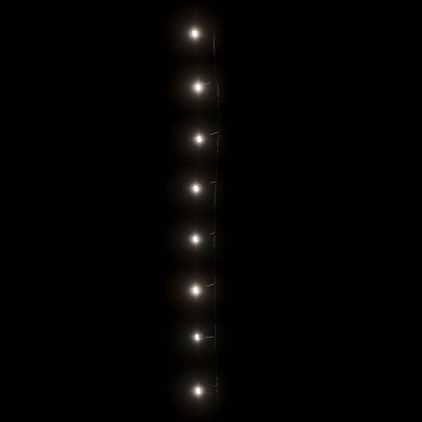 Ljusslinga med 150 LED kallvit 15 m PVC
