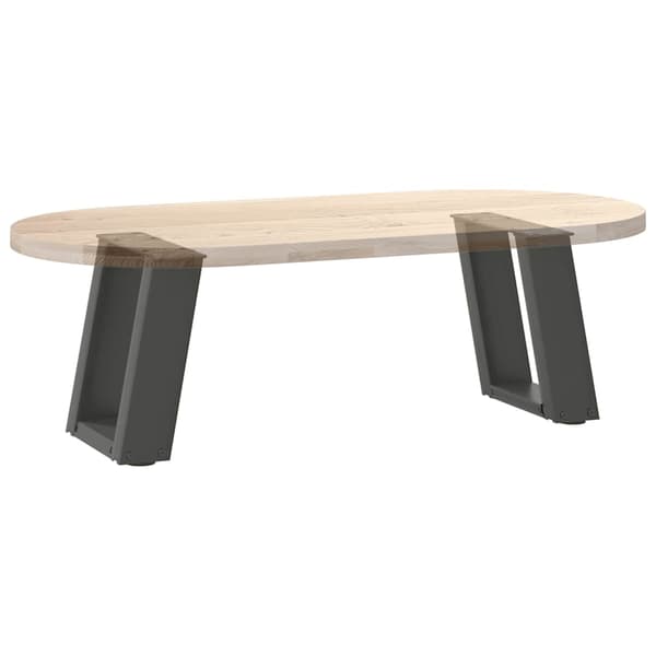 Soffbordsben U-formade 2 st antracit 30x(30-31) cm stål