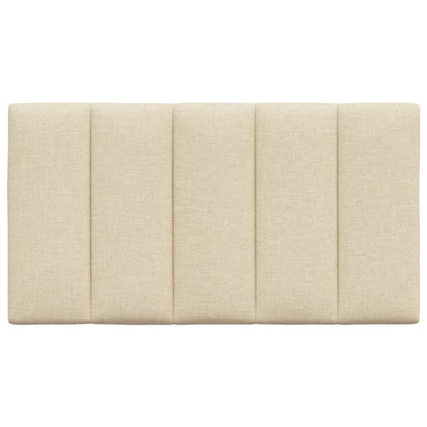 Headboard Cushion "Hanko" Cream 80 cm Fabric