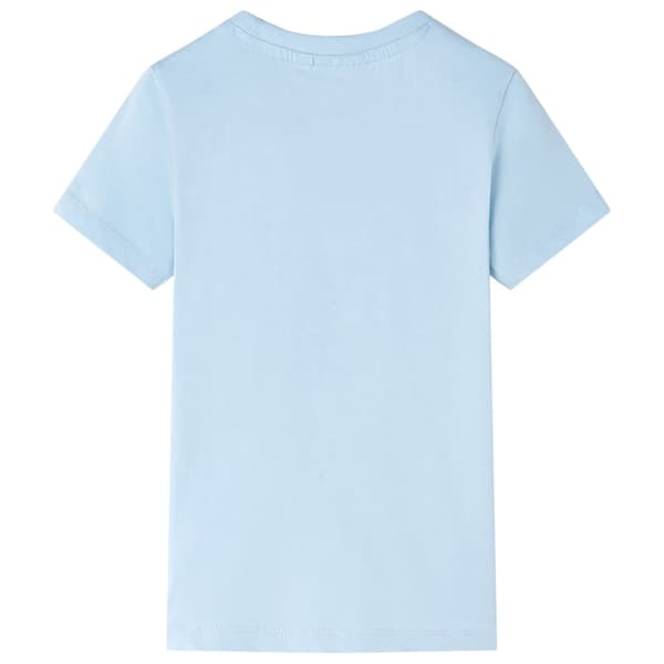 T-shirt för barn ljusblå 128