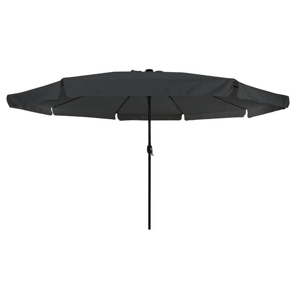Trädgårdsparasol Antracit 395 x 395 x 245 cm Polyester