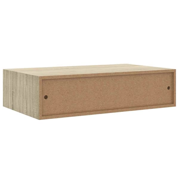 Väggmonterad låda ek 40x23,5x10 cm MDF
