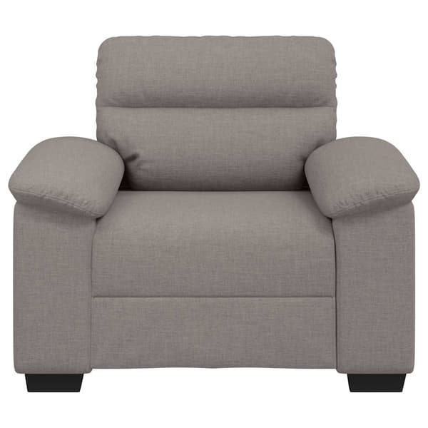 Soffstol taupe 100x81x84 cm tyg