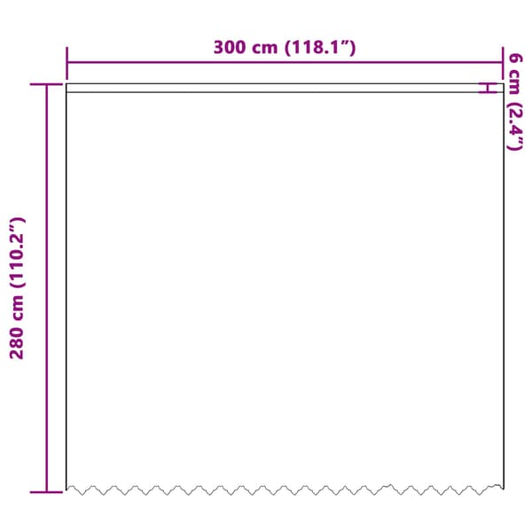 Spetsgardin med gardiner Blommor Vit 280 x 300 cm Polyester