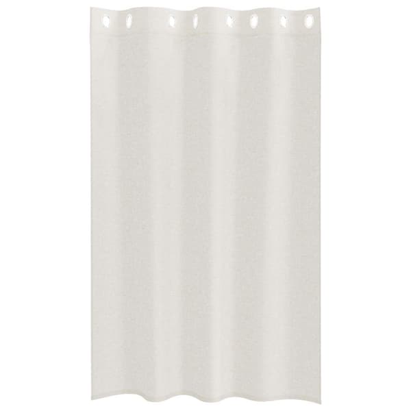 Voile Gardin 2 st Kräm 175 x 140 cm Polyester