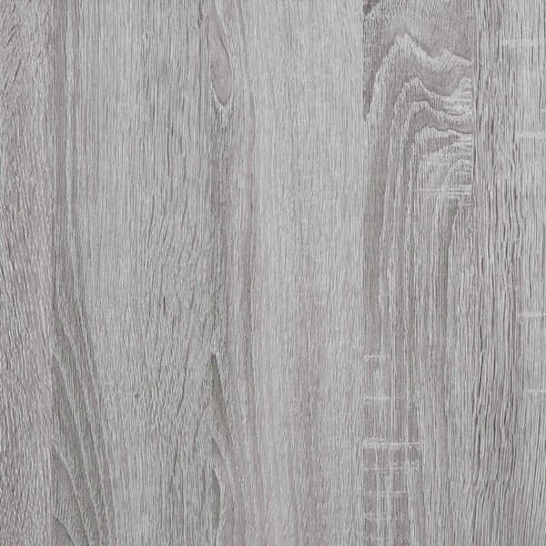 Sängram grå sonoma 100x200 cm konstruerad trä