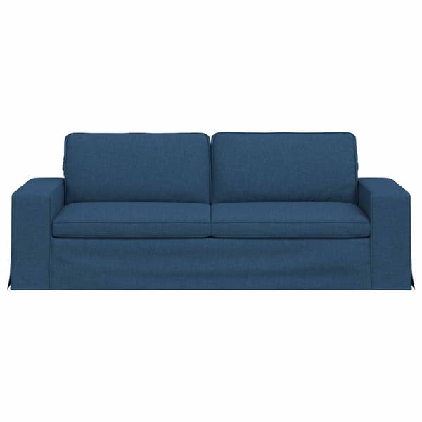 Soffa Blå 222 x 80 x 82 cm tyg