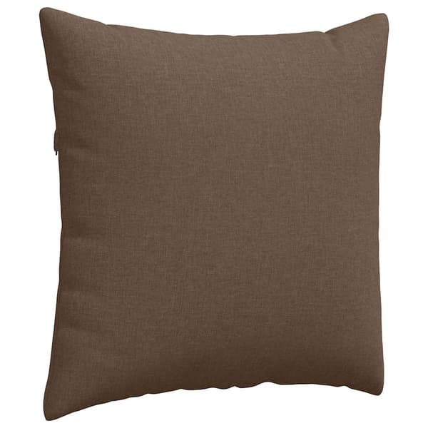 Sofakuddar 2 pcs Brun 80 x 80 cm tyg