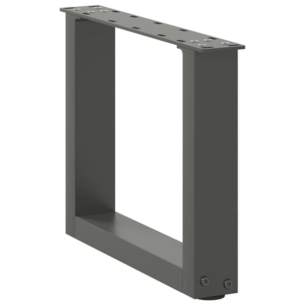 Soffbordsben U-formade 2 st antracit 40x(30-31) cm stål