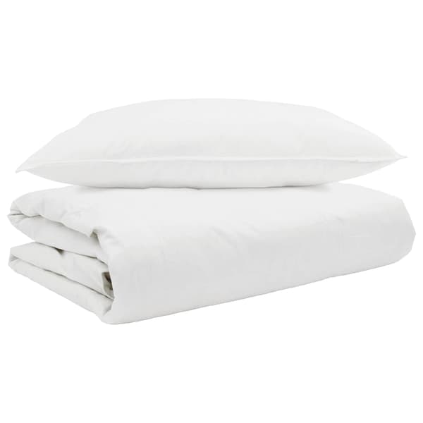 Sommar Duvet med kudde 2 st Vit Dunfjäder