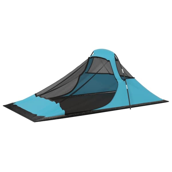 Campingtält 317x240x100 cm blå
