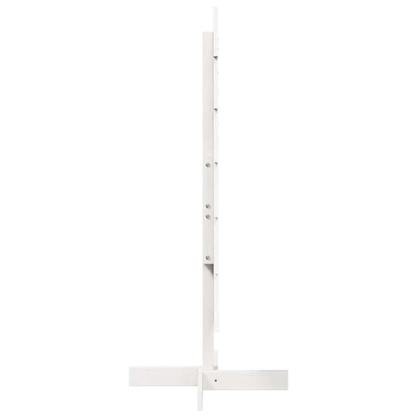 Julgran trä vit 120 cm massiv furu