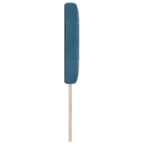 Huvudgavel Mörkblå 144 cm Sammet