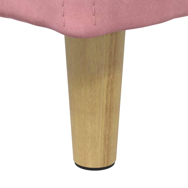 Ottoman med förvaring 40 x 40 x 45 cm Sammet