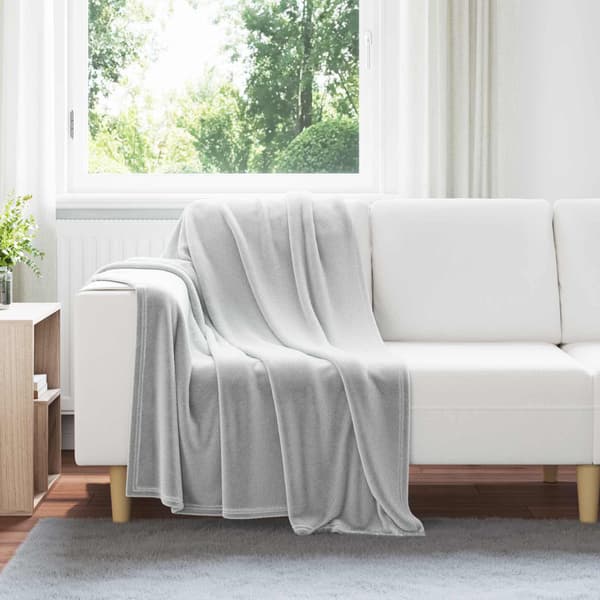 Filtar 6 pcs Grå 130 x 150 cm Fleece