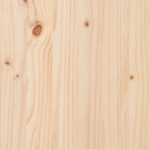 Odlingslåda 78x78x27 cm massiv furu