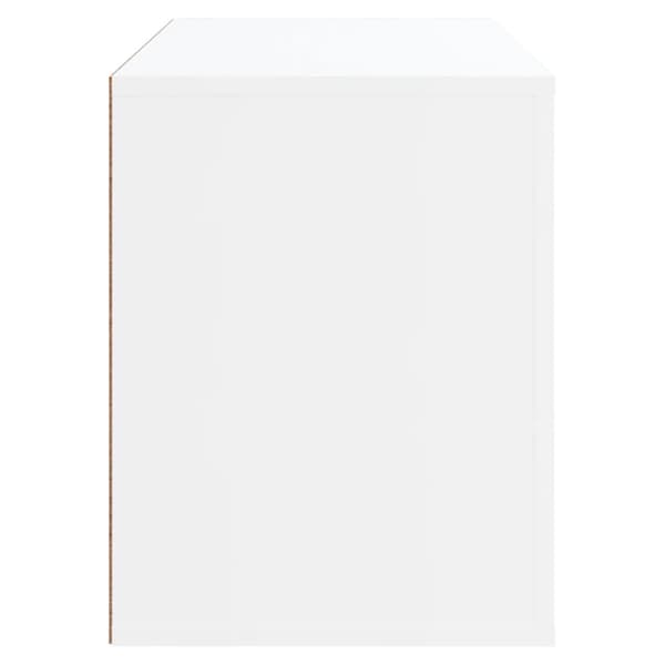 Skoskåp vit 80x35x45cm konstruerat trä