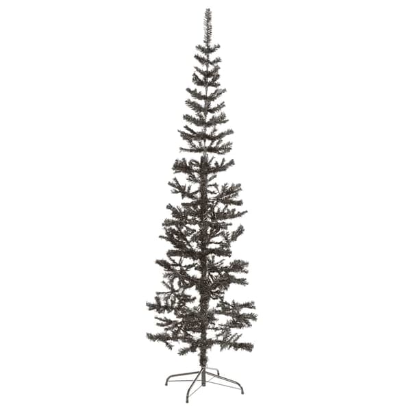 Julgran smal svart 180 cm