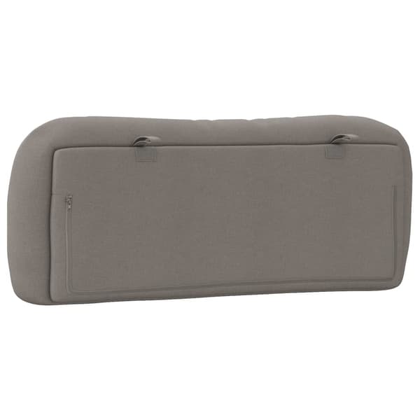 Headboard Cushion "Hvar" Taupe 100 cm Fabric