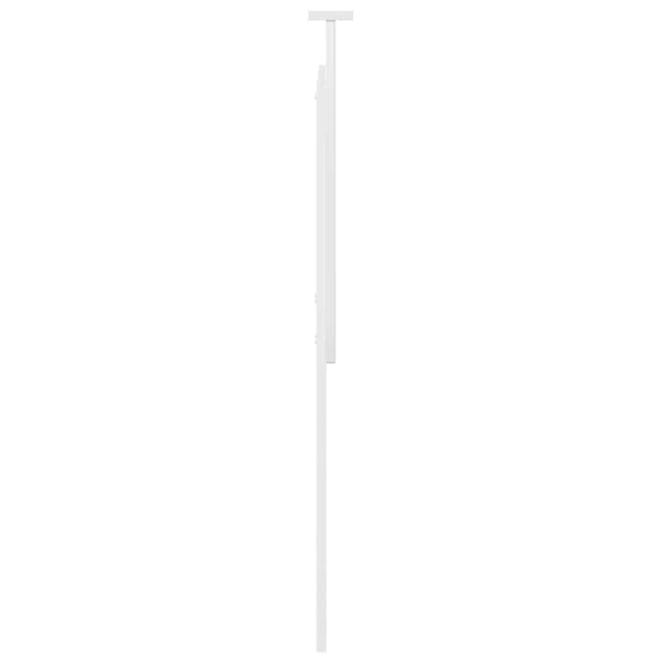 Huvudgavel Glansig Vit 100 cm Konstruerat trä