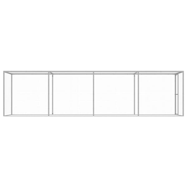 Kattbur 6x1,5x1,5 m galvaniserat stål