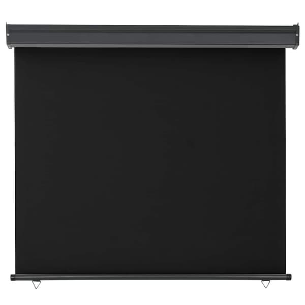 Balkongmarkis 125x250 cm svart