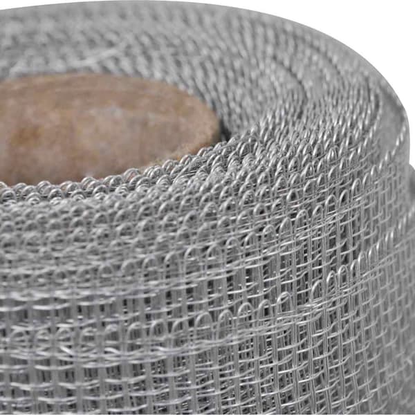Insektsnät aluminium 100x500 cm silver
