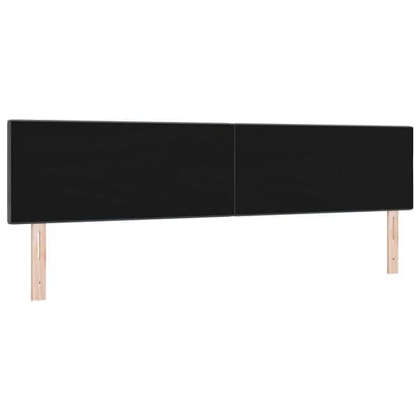 Huvudgavel Mörkgrå 200 cm Sammet