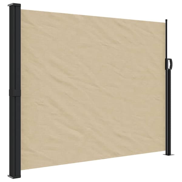 Indragbar sidomarkis beige 160x300 cm