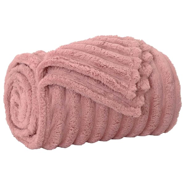 Kastfilt Rosa 240 x 220 cm Fleece